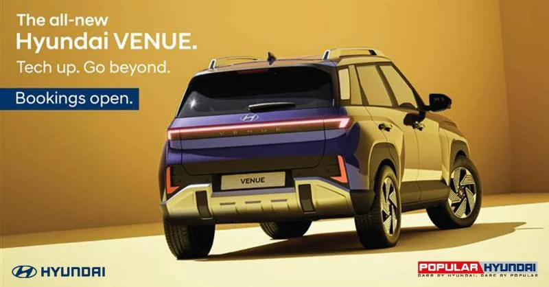 Hyundai Venue Launch: Book Yours Today at Popular Hyundai