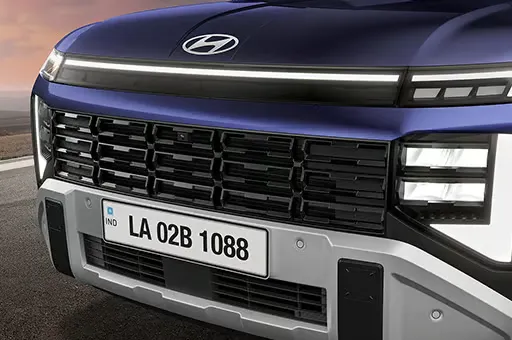 Dark Chrome Radiator Grille